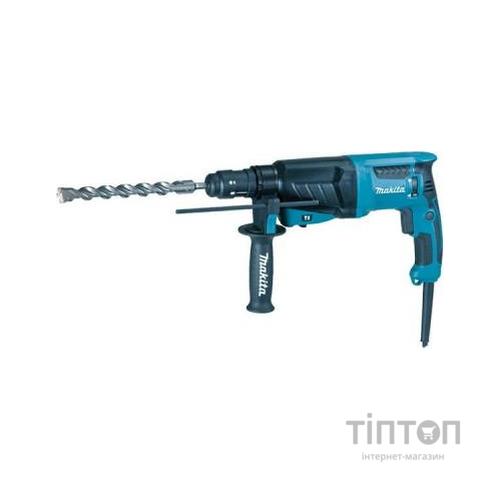 Перфоратор Makita HR2630T, SDS-Plus 26мм со сменным патроном, 800Вт, 2,4Дж (HR2630T)