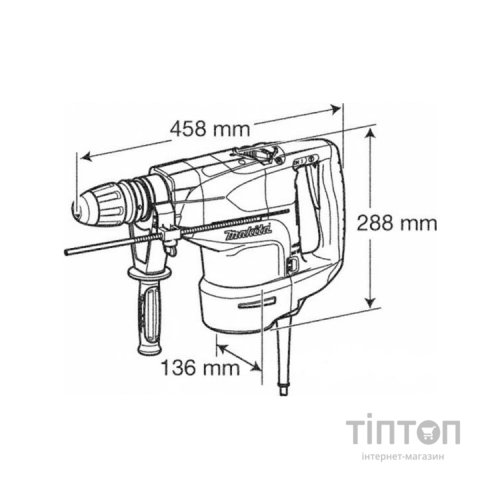 Перфоратор Makita HR4511C SDS-MAX (HR4511C)