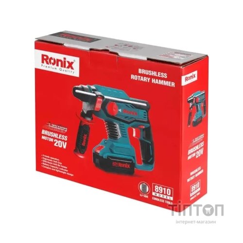 Перфоратор Ronix акумуляторний 20В (без АКБ та ЗП) (8910)