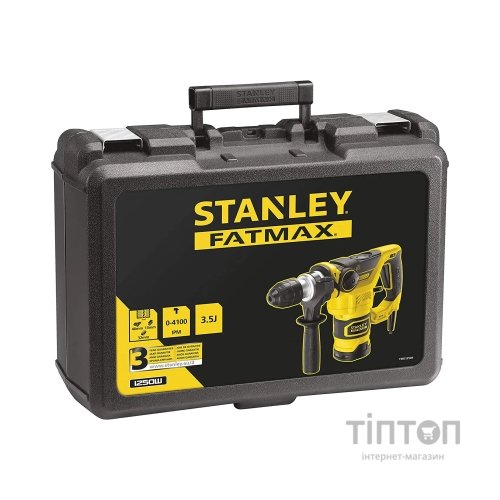 Перфоратор Stanley SDS-Plus, 1250 Вт, 3.5 Дж, 850 об/мин, кейс (FME1250K)