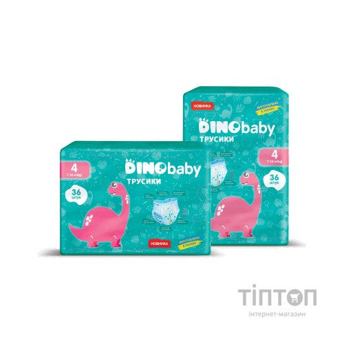 Підгузки Dino Baby Розмір 4 (7-14 кг) 36 шт (4823098413950)