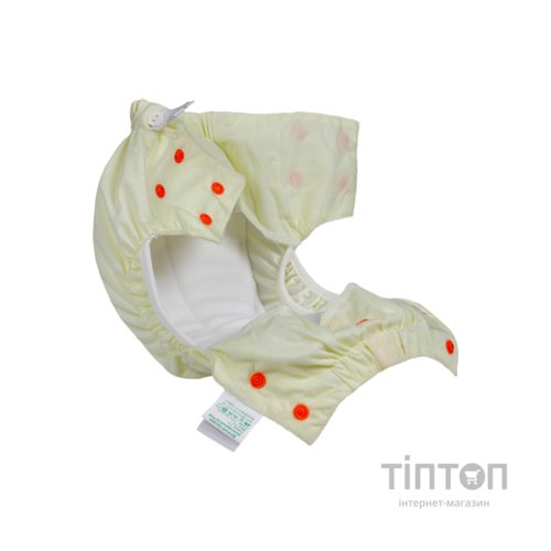 Підгузки Еко Пупс Active Premium багаторазовий 12-17 кг Abso Maxi Жовтий (ТП3ВК4-4ж)