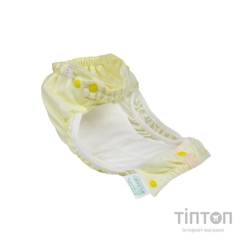 Підгузки Еко Пупс Active Premium багаторазовий 3-6 кг Abso Maxi Жовтий (ТП3ВК4-1ж)