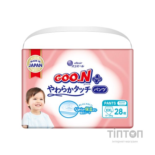 Підгузки GOO.N Plus труси 13-28 кг Розмір ХXL, 28 (21001513)