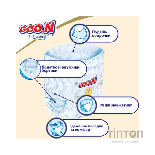 Підгузки GOO.N Premium Soft 7-12 кг розмір М унісекс 50 шт (863227)