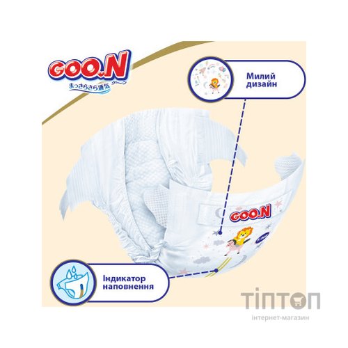 Підгузки GOO.N Premium Soft 9-14 кг Розмір 4 L На липучках 52 шт (F1010101-155)