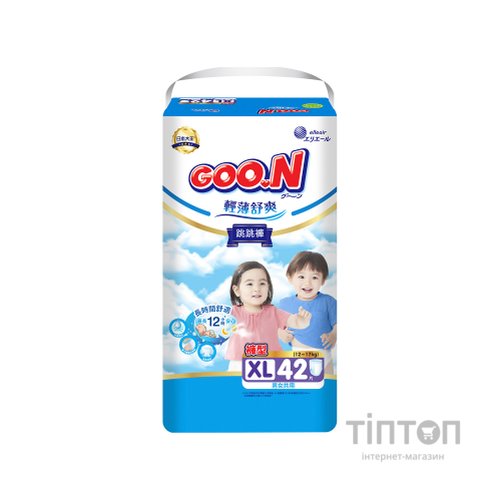 Підгузки GOO.N Slim & Comfortable Розмір 5 XL 12-17 кг 42 шт (21001093)