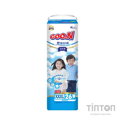 Підгузки GOO.N Slim & Comfortable Розмір 7 XXXL 18-30 кг 26 шт (21001095)