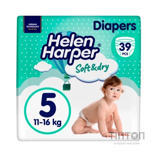 Підгузки Helen Harper SoftDry Junior 11-16 кг 39 шт (5411416060154)