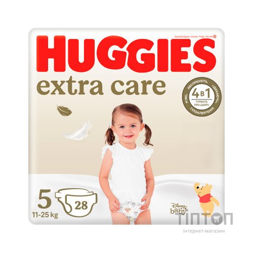 Підгузки Huggies Extra Care Size 5 (11-25 кг) 28 шт (5029053583150)