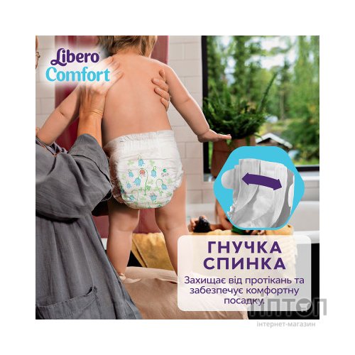 Підгузки Libero Comfort Розмір 4 (7-11 кг) 80 шт (7322541756820)