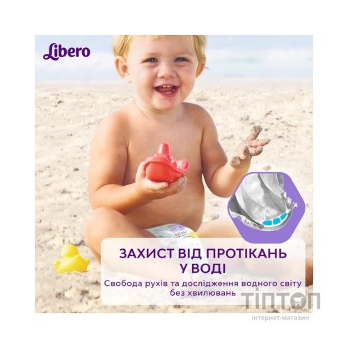 Підгузки Libero Swimpants Small 7-12 кг 12 шт (7322541981659)