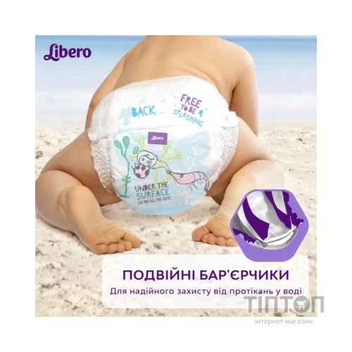 Підгузки Libero Swimpants Small 7-12 кг 12 шт (7322541981659)