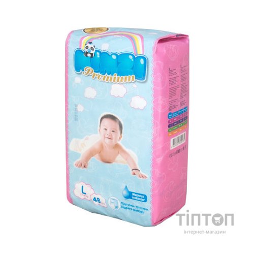 Підгузки Mimzi L 9-14 кг 48 шт. (MPL48) (4820209800135)