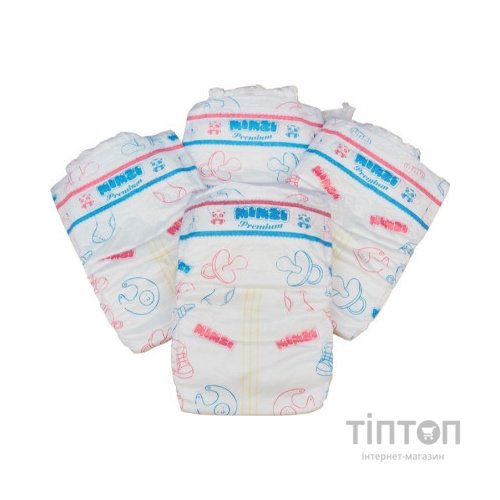 Підгузки Mimzi S 3-6 кг 84 шт. (MDS84) (4820209800067)