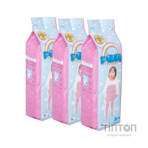 Підгузки Mimzi XL 12-17 кг 38 шт. х 3 пачки (MPXL3) (4820209800289)