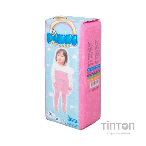 Підгузки Mimzi XL 12-17 кг 38 шт. (MPXL38) (4820209800142)
