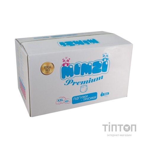 Підгузки Mimzi XXL 15+ кг 34 шт. х 3 пачки (MPXXL3) (4820209800258)