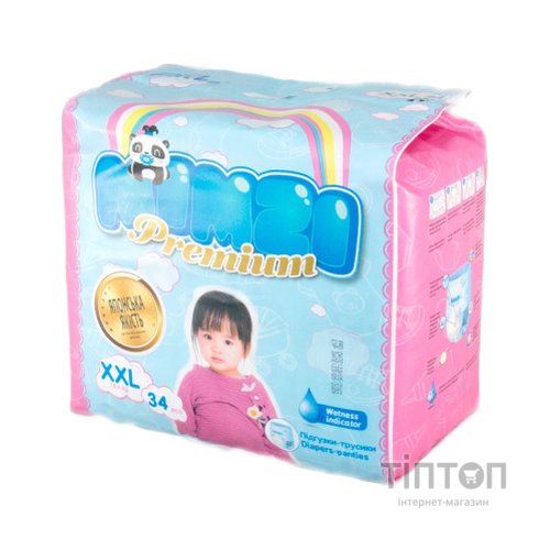 Підгузки Mimzi XXL 15+ кг 34 шт. (MPXXL34) (4820209800159)