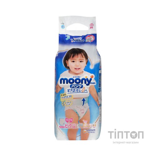 Підгузки Moony трусики для дівчаток XL 12-22 кг 38 шт. (4903111208098)