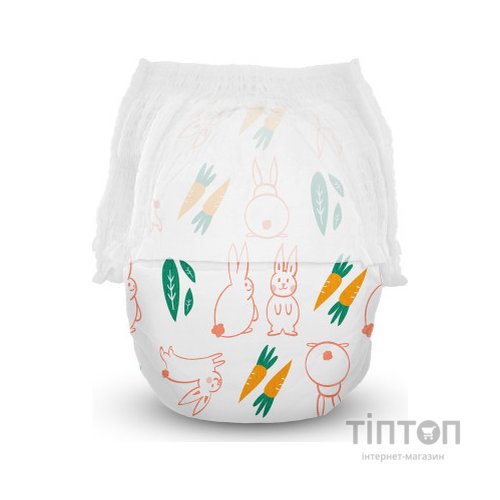 Підгузки Offspring трусики Розмір XXL (15-23 кг) 24 шт, Зайчики (9355465009565) (DP-OI-FAP-XXL24P-HBN)