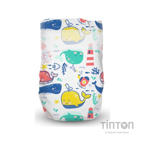 Підгузки Offspring Willy the Whale, розмір M, 6-10 кг, 42 шт. (DP-OI-FAT-M42P-WTW)