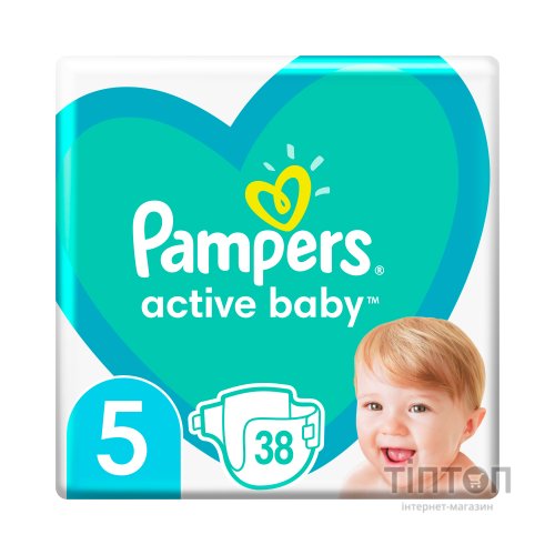 Підгузки Pampers Active Baby Junior Размер 5 (11-16 кг) 38 шт (8006540207796)