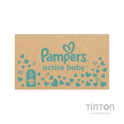 Підгузки Pampers Active Baby Junior Розмір 5 (11-16 кг) 150 шт. (8001090910981)