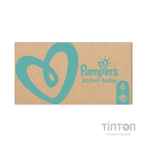 Підгузки Pampers Active Baby Розмір 6 (Extra Large) 13-18 кг 128 шт (8006540032688)