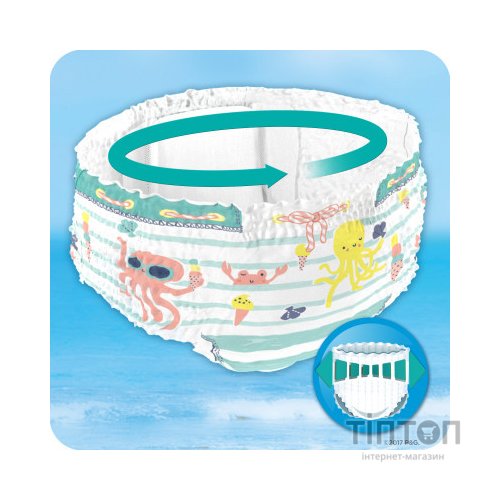 Підгузки Pampers для плавання Splashers Розмір 3-4 (6-11 кг) 12 шт (8001090698346)