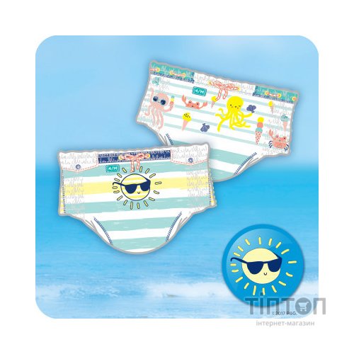 Підгузки Pampers для плавання Splashers Розмір 3-4 (6-11 кг) 12 шт (8001090698346)