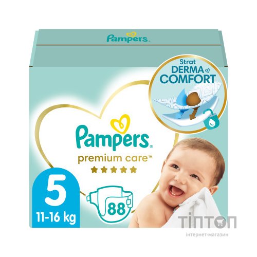 Підгузки Pampers Premium Care Junior 5 (11-16 кг) 88шт (4015400541813)