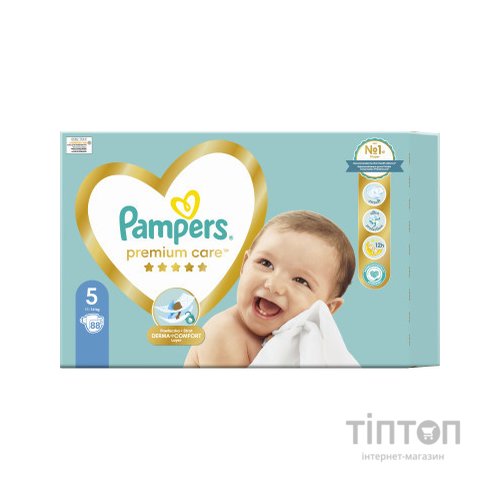 Підгузки Pampers Premium Care Junior 5 (11-16 кг) 88шт (4015400541813)