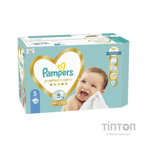 Підгузки Pampers Premium Care Junior 5 (11-16 кг) 88шт (4015400541813)