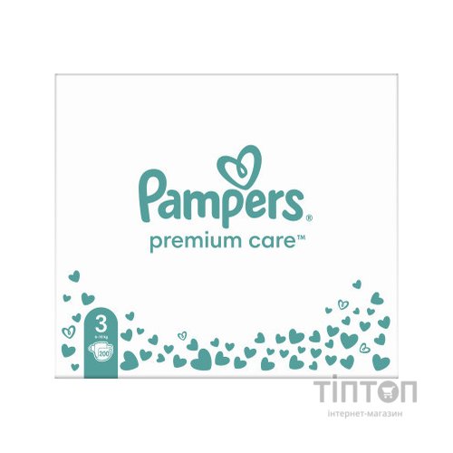 Підгузки Pampers Premium Care Midi Розмір 3 (6-10 кг) 200 шт (8006540855898)