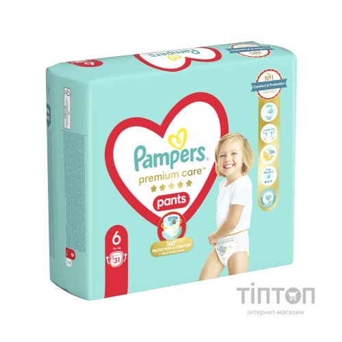 Підгузки Pampers Premium Care Pants Extra Large (15+ кг), 31 шт. (8001090759917)