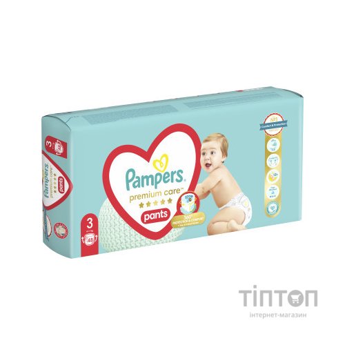 Підгузки Pampers Premium Care Pants Midi Розмір 3 (6-11 кг) 48 шт (8001090759795)
