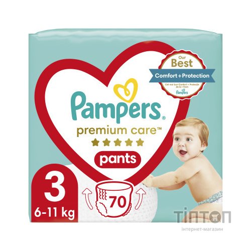 Підгузки Pampers Premium Care Pants Midi Розмір 3 70 шт (8001090759955)