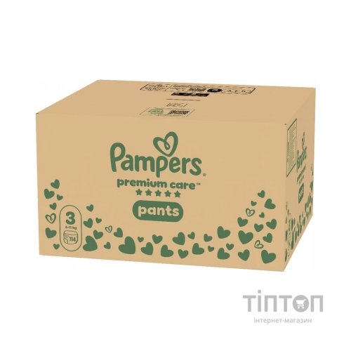 Підгузки Pampers Premium Care Pants Розмір 3 (6-11 кг) 114 шт (8006530320184)