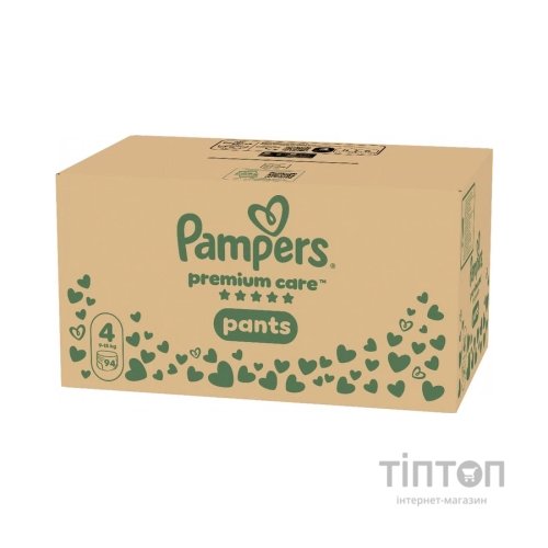 Підгузки Pampers Premium Care Pants Розмір 4 (9-15 кг) 94 шт (8006530320160)