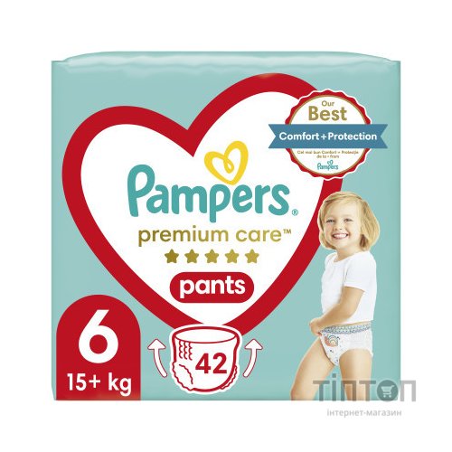 Підгузки Pampers Premium Care Pants Розмір 6 (15+ кг) 42 шт (8001841325545)