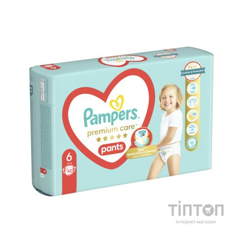 Підгузки Pampers Premium Care Pants Розмір 6 (15+ кг) 42 шт (8001841325545)