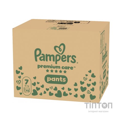 Підгузки Pampers Premium Care Pants Розмір 7 (15+ кг) 62 шт (8006530320245)