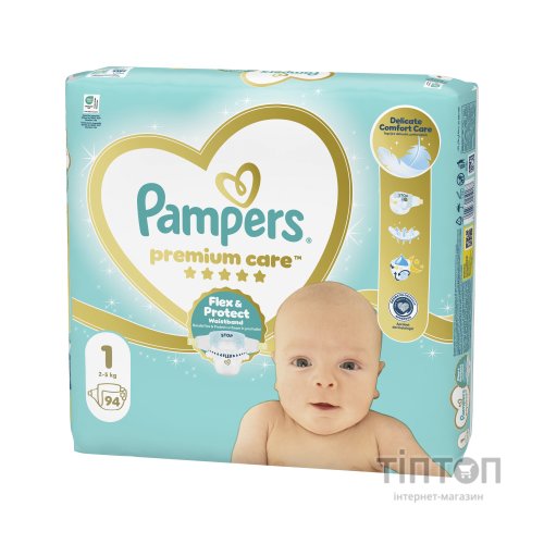 Підгузки Pampers Premium Care Розмір 1 (2-5 кг) 94 шт (8006530259187)