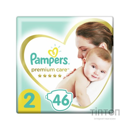 Підгузки Pampers Premium Care Розмір 2 (4-8 кг) 46 шт (8001841104799)