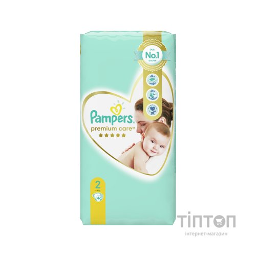Підгузки Pampers Premium Care Розмір 2 (4-8 кг) 46 шт (8001841104799)