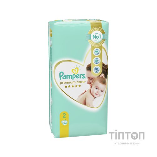 Підгузки Pampers Premium Care Розмір 2 (4-8 кг) 46 шт (8001841104799)