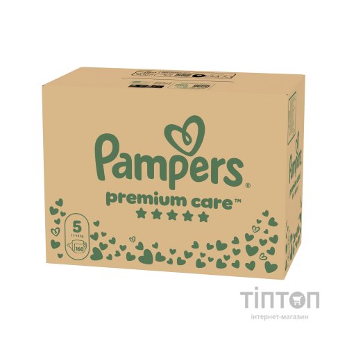 Підгузки Pampers Premium Care Розмір 5 (11-16 кг) 160 шт (8006530223799)