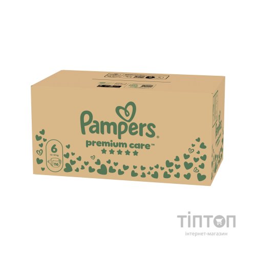 Підгузки Pampers Premium Care Розмір 6 (13-18 кг) 116 шт (8006530223744)