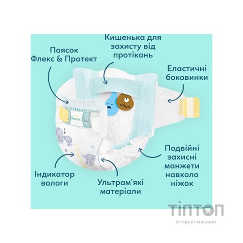 Підгузки Pampers Premium Care Розмір 6 (13-18 кг) 116 шт (8006530223744)